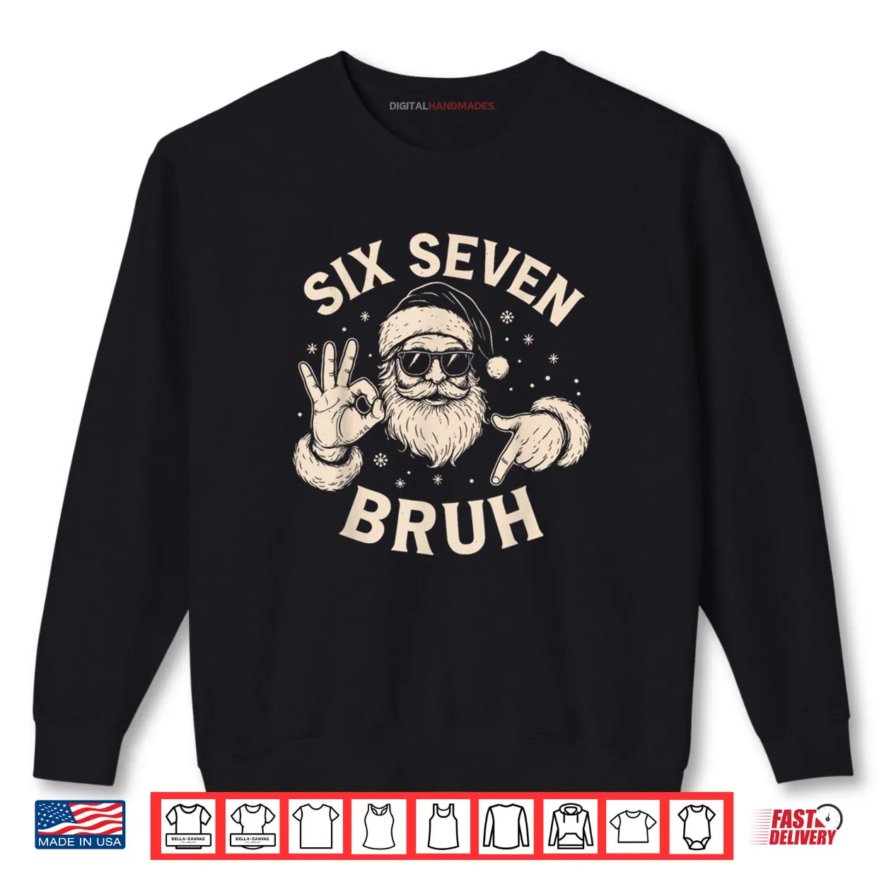 Bruh 67 Christmas Santa Six Seven 6 7 Boys Christmas Pajamas Shirt Bruh 67 Christmas Santa Six Seven 6 7 Boys Christmas Pajamas Shirt