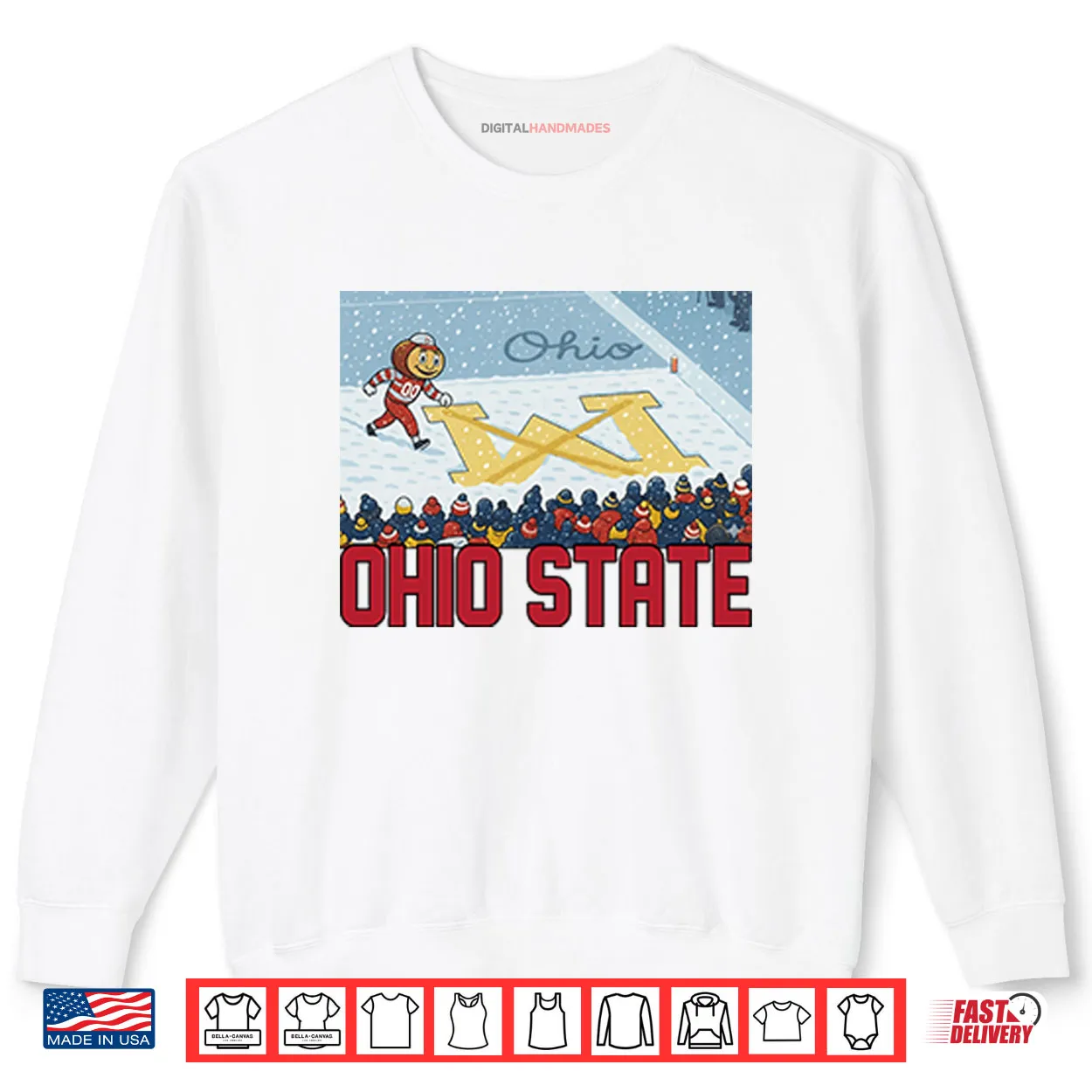 Brutus Ohio State Snow Fan Football Shirt Brutus Ohio State Snow Fan Football Shirt