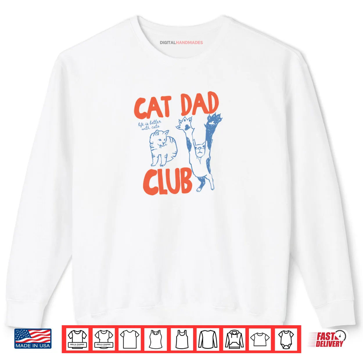 Cat Dad Club Life is Better with Cats Father’s Day Cat Dad Shirt Cat Dad Club Life is Better with Cats Father’s Day Cat Dad Shirt
