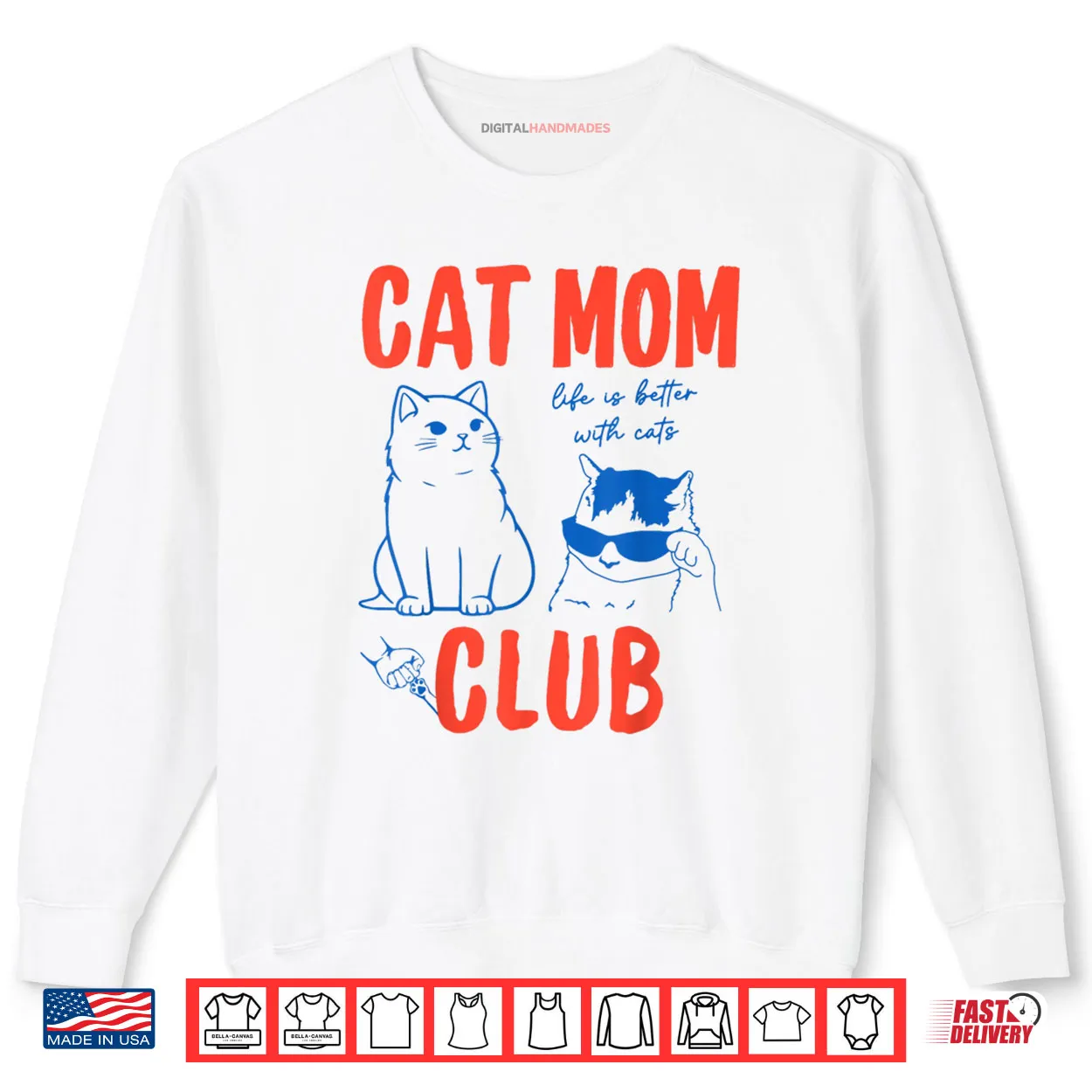 Cat Mom Club Funny Cat Meme Mama Grandma Mothers Day Shirt Cat Mom Club Funny Cat Meme Mama Grandma Mothers Day Shirt