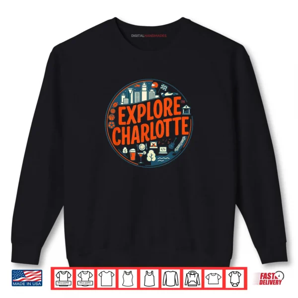 Sweatshirt Charlotte North Carolina City Life Shirt