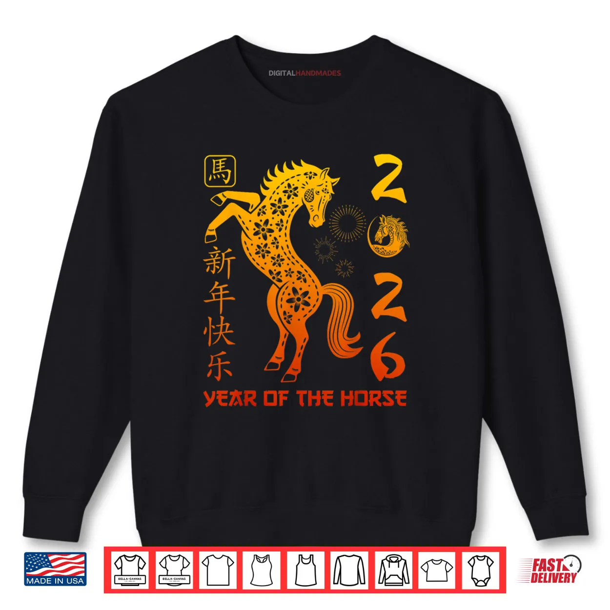 Chinese New Year 2026 Year of The Horse Happy Shirt Chinese New Year 2026 Year of The Horse Happy Shirt