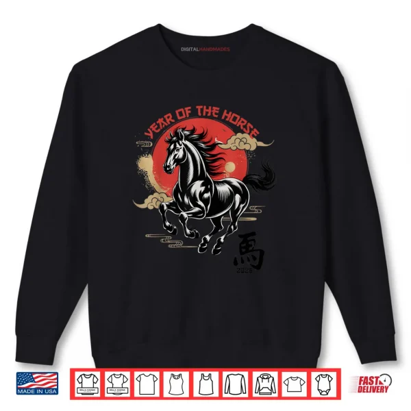 Sweatshirt Chinese New Year 2026 Year of The Horse Lunar New Year Shirt