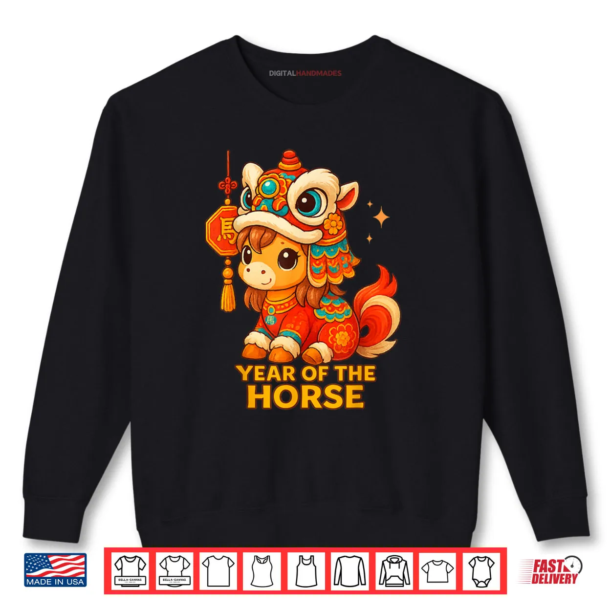 Chinese New Year of The Horse 2026 Lunar New Year Shirt Chinese New Year of The Horse 2026 Lunar New Year Shirt