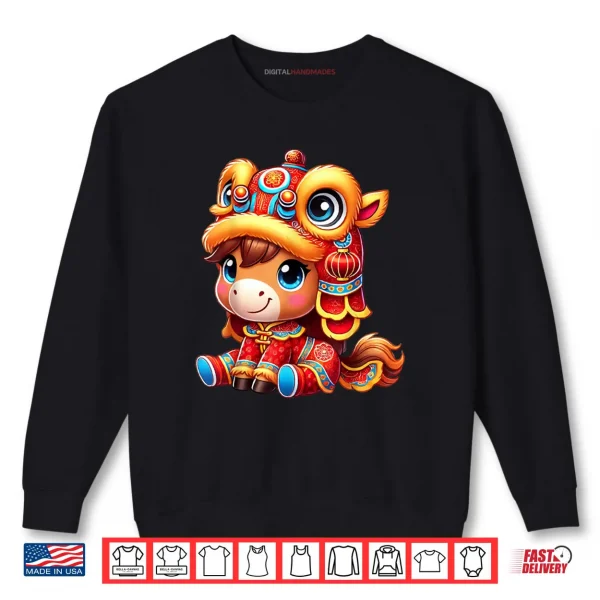 Sweatshirt Chinese New Year of The Horse 2026 Lunar Shirt
