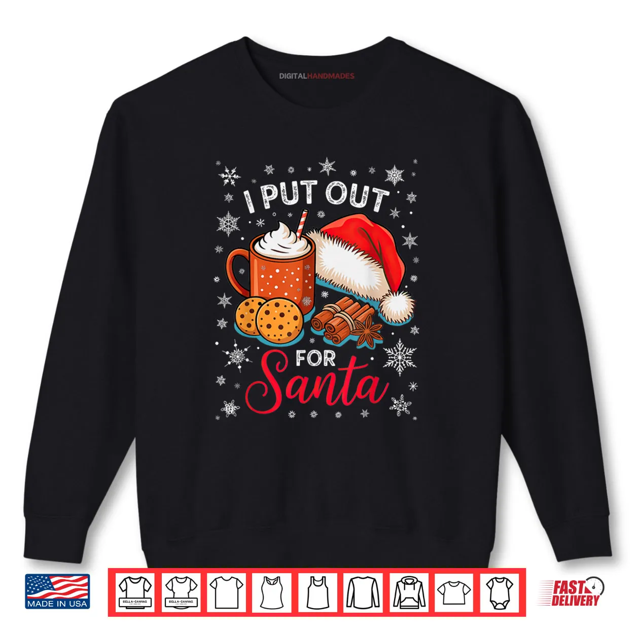 Christmas I Put Out for Santa Xmas Shirt Christmas I Put Out for Santa Xmas Shirt