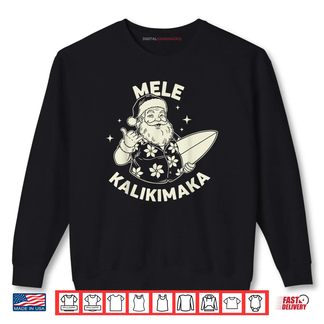 Christmas Mele Kalikimaka Santa Shaka Hawaii Shirt Christmas Mele Kalikimaka Santa Shaka Hawaii Shirt
