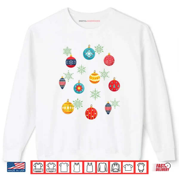 Sweatshirt Christmas Tree Ornament Shirt