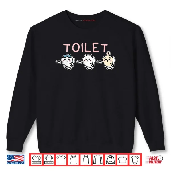 Sweatshirt Cute Toilet Time Chikawa Meme Shirt