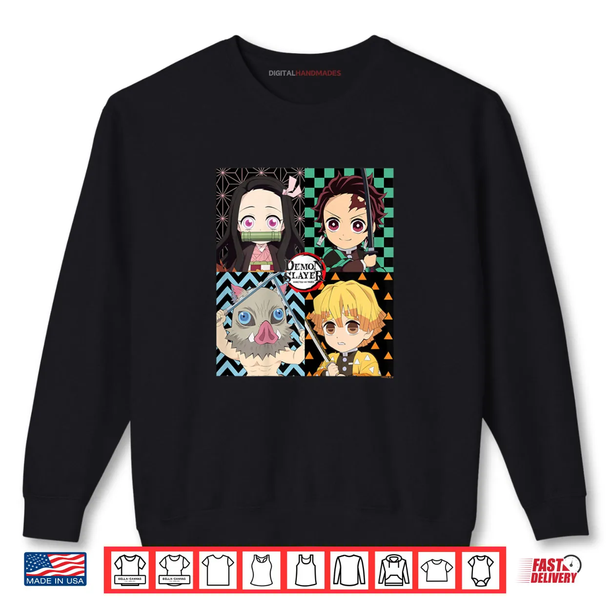 Demon Slayer Kimetsu no Yaiba Tanjiro Nezuko Adorable Shirt Demon Slayer Kimetsu no Yaiba Tanjiro Nezuko Adorable Shirt