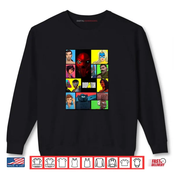 Sweatshirt Dispatch Video Game Collage Shirt