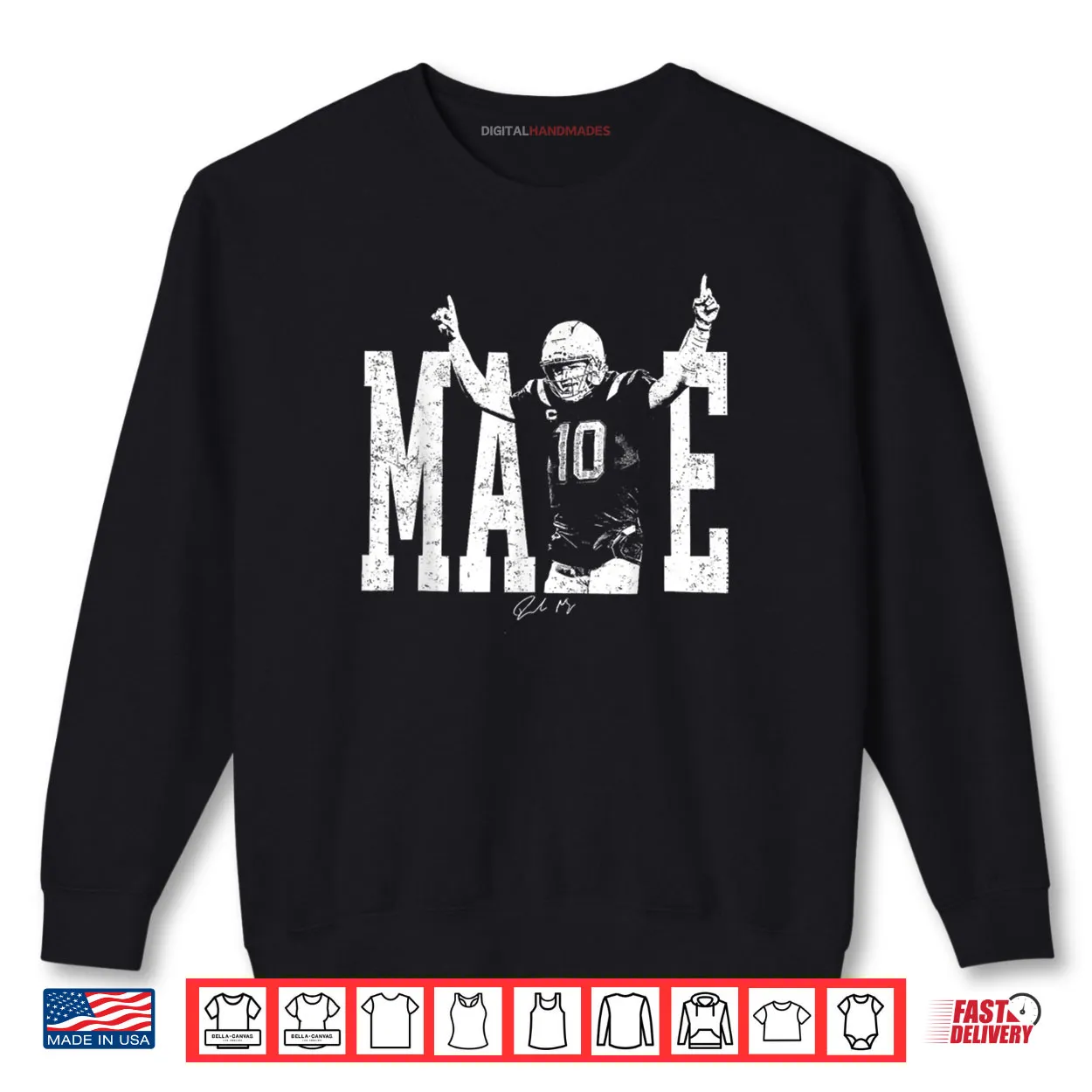 Drake Maye QB Football Fan Shirt Drake Maye QB Football Fan Shirt