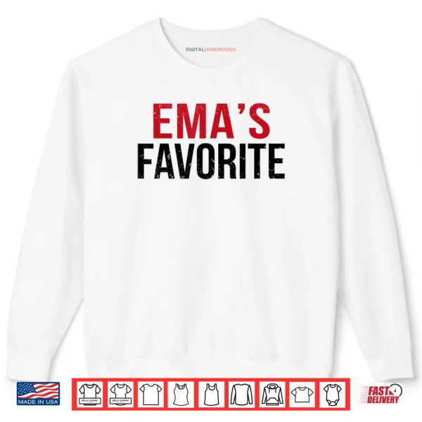 Sweatshirt EMAS Favorite Grandkid Humor Family Shirt