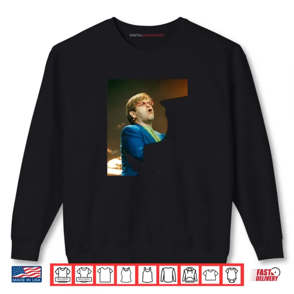 Elton John Live Candle in The Wind 1997 Era Shirt 1 Sweatshirt Elton John Live Candle in The Wind 1997 Era Shirt