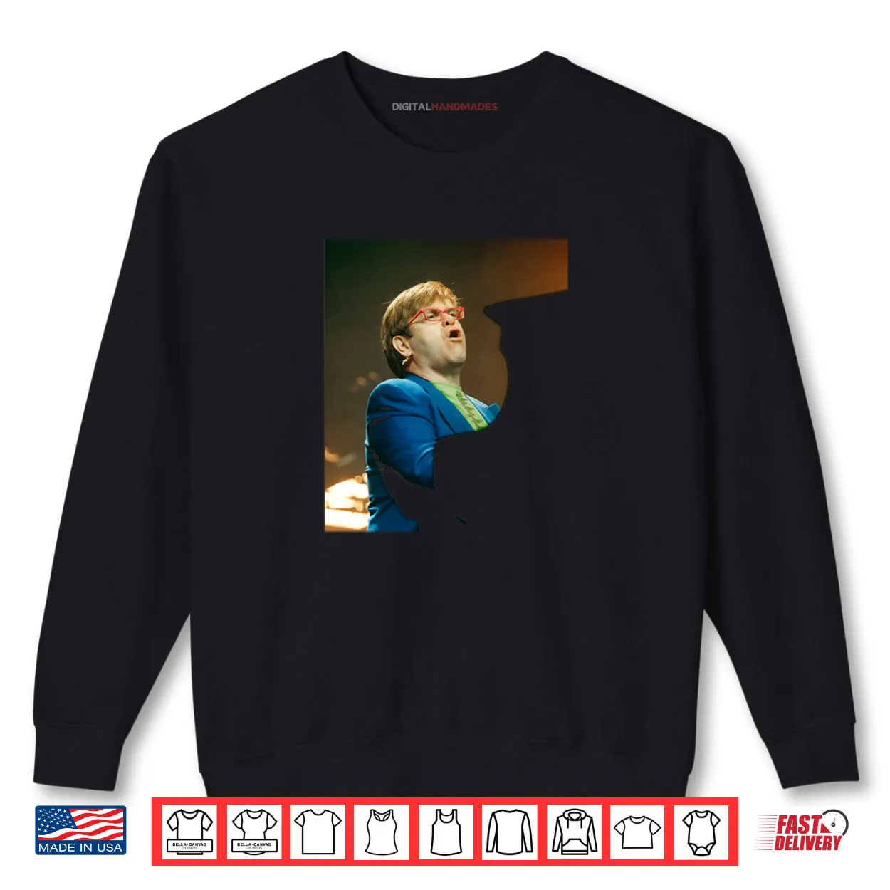 Elton John Live Candle in The Wind 1997 Era Shirt Elton John Live Candle in The Wind 1997 Era Shirt