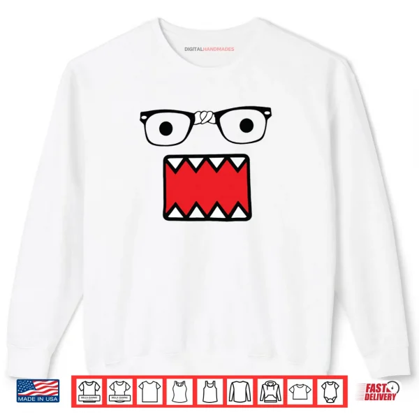 Sweatshirt Emo Scence Y2k Domo Glasses Shirt