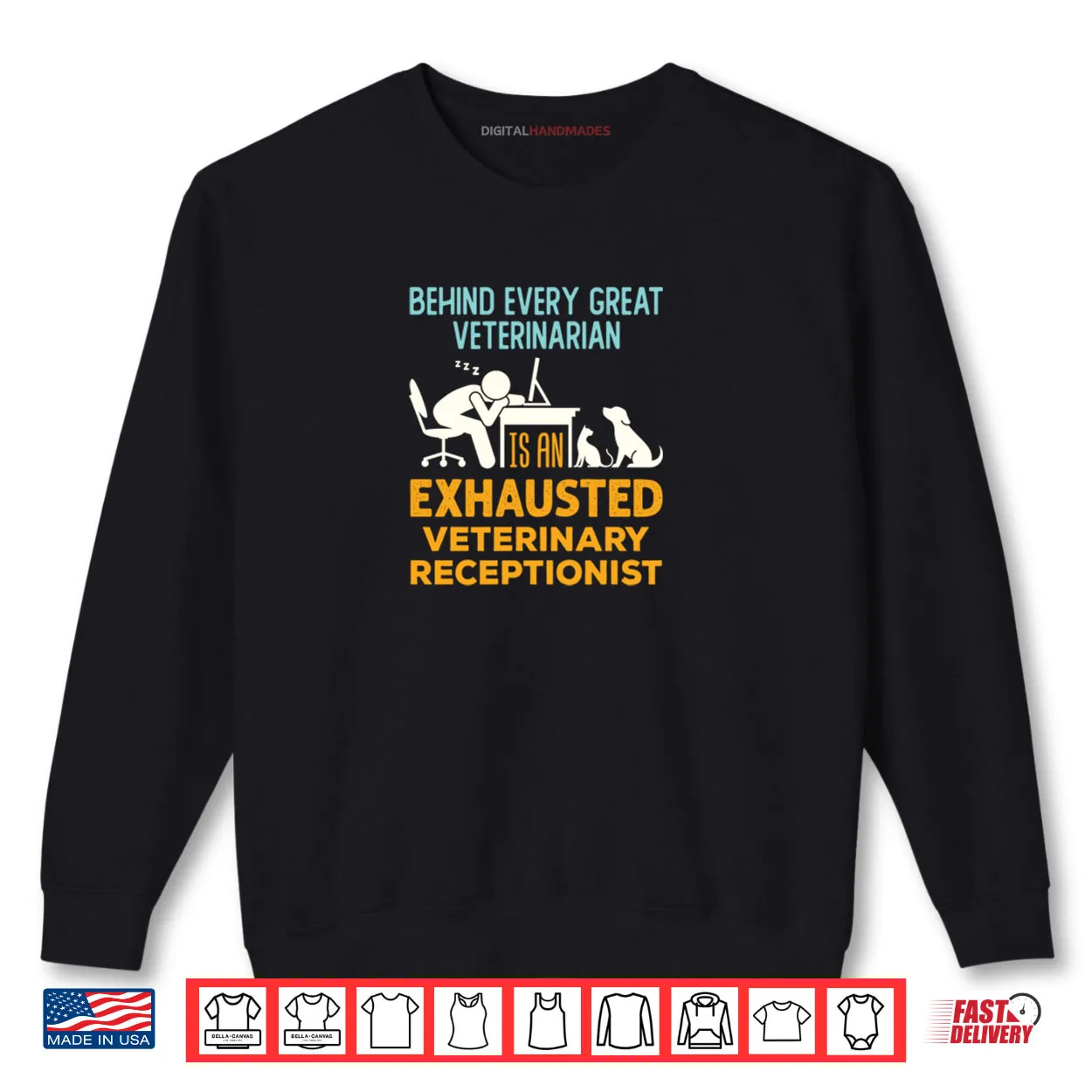 Exhausted Veterinary Receptionist Veterinarian Reception Shirt Exhausted Veterinary Receptionist Veterinarian Reception Shirt