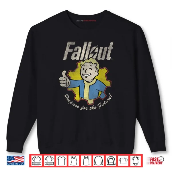 Sweatshirt Fallout Video Game Prepare for the Future Vault Boy Shirt