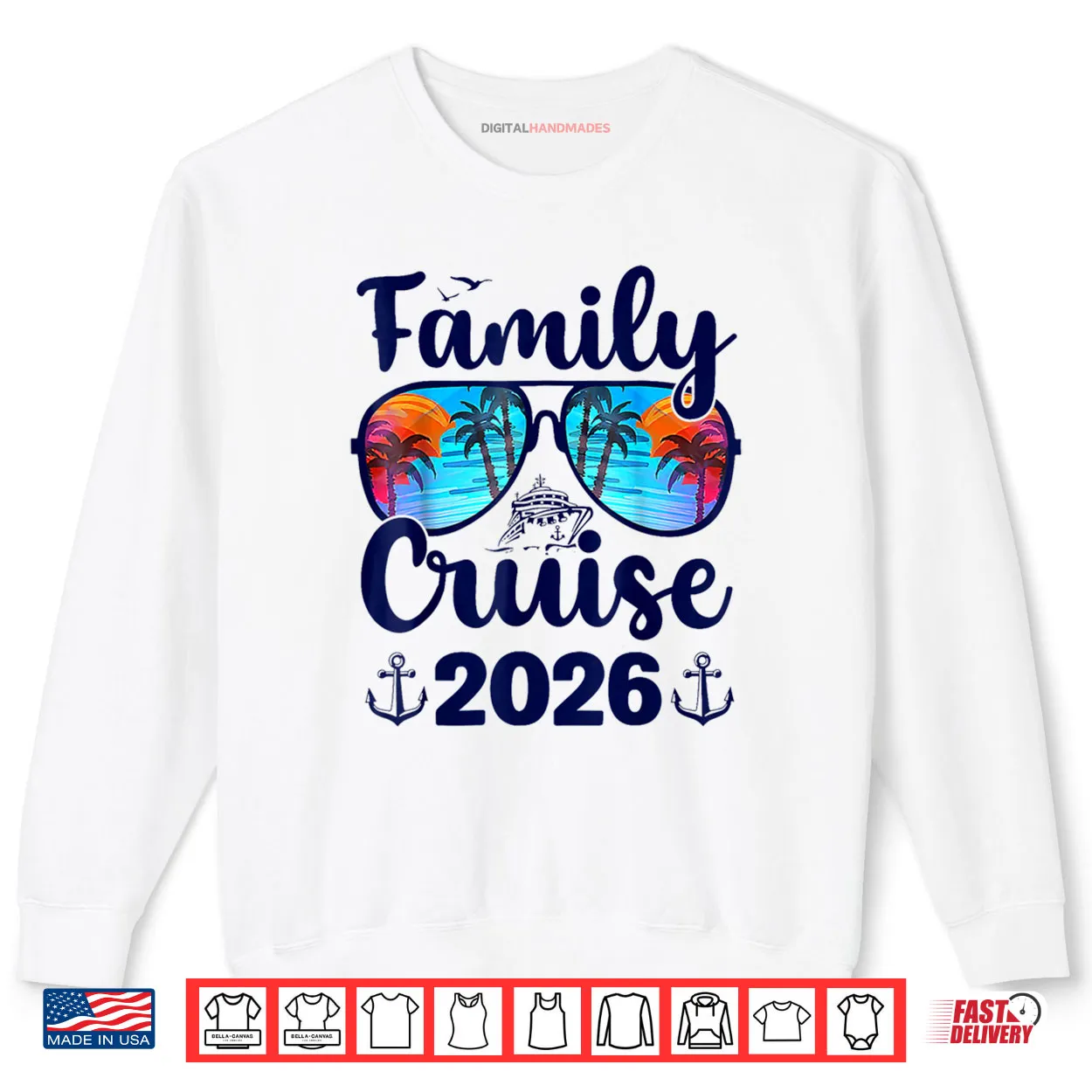 Family Cruise 2026 Family Vacation Matching Family Group Shirt Family Cruise 2026 Family Vacation Matching Family Group Shirt