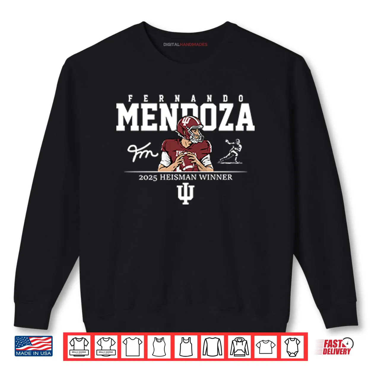Fernando Mendoza 2025 Heisman Winner Shirt Fernando Mendoza 2025 Heisman Winner Shirt