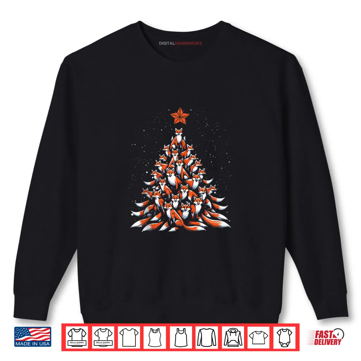 Fox Christmas Tree Fox Xmas Tree Shirt Fox Christmas Tree Fox Xmas Tree Shirt