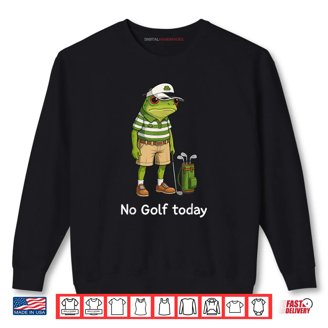 Frog Golfer No Golf Today Shirt Frog Golfer No Golf Today Shirt