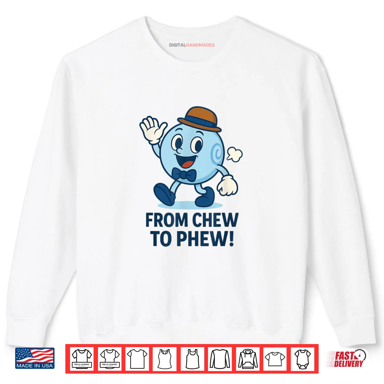 From Chew to Phew Bubbleton Funny Mascot for Science Fans Shirt From Chew to Phew Bubbleton Funny Mascot for Science Fans Shirt