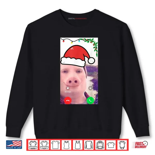 Sweatshirt Funny Gen Z Humor Brainrot John Pork Calling Meme Shirt