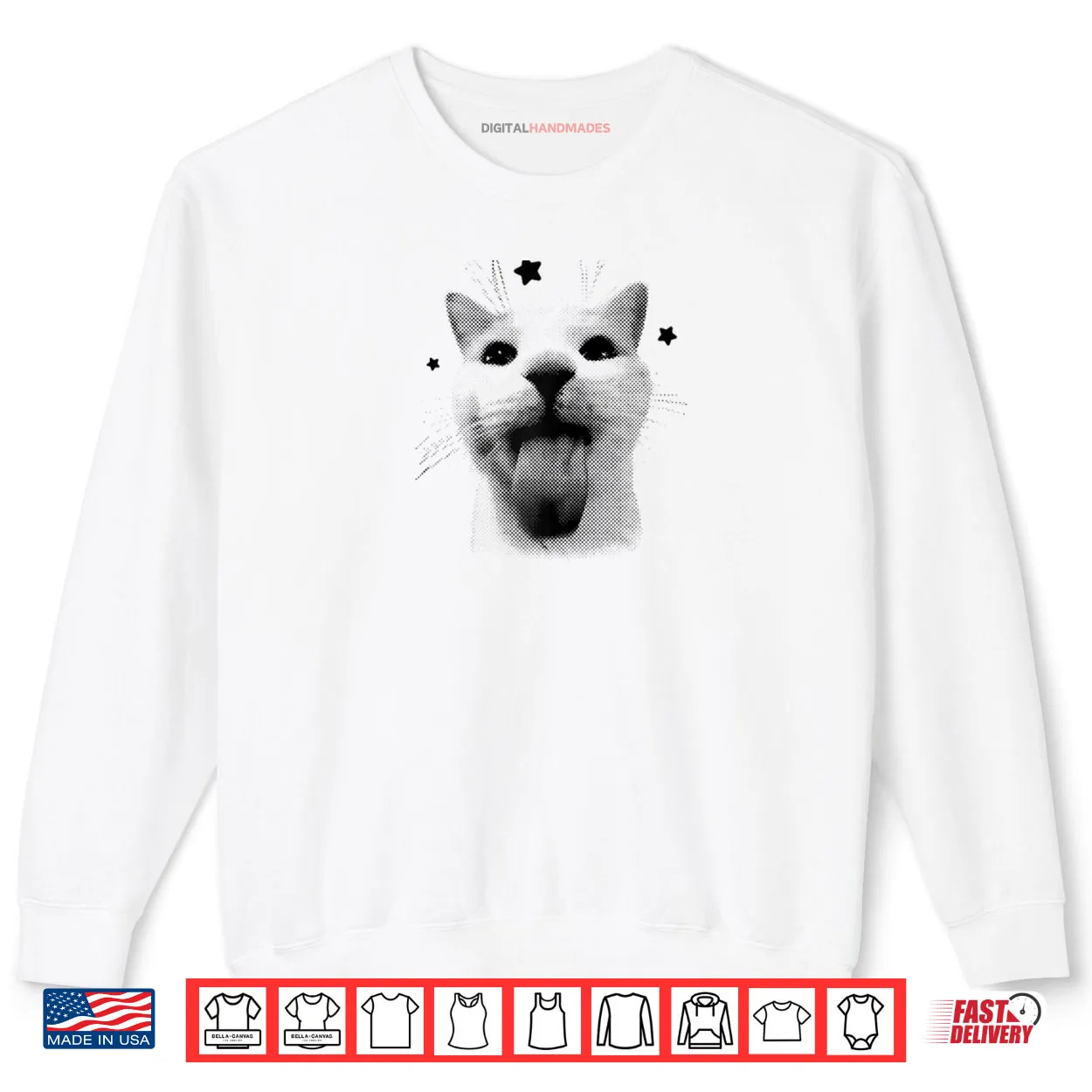 Funny Y2k Cat Silly Cats 90s Retro Kitten for Cat Lovers Shirt Funny Y2k Cat Silly Cats 90s Retro Kitten for Cat Lovers Shirt