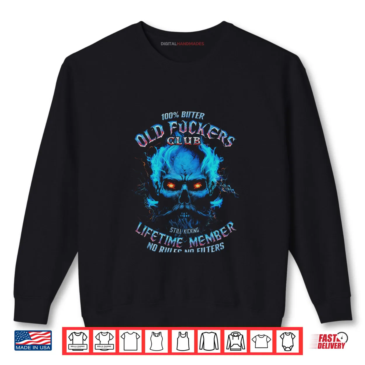GEN X 100% Bitter Old Fucker Club Shirt GEN X 100% Bitter Old Fucker Club Shirt