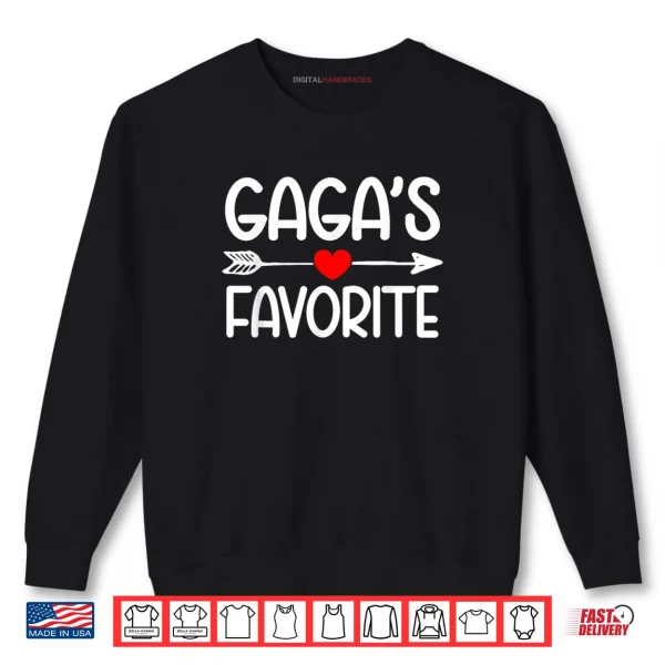 Sweatshirt Gagas Favorite Grandchild Grandson Granddaughter Grandma Shirt