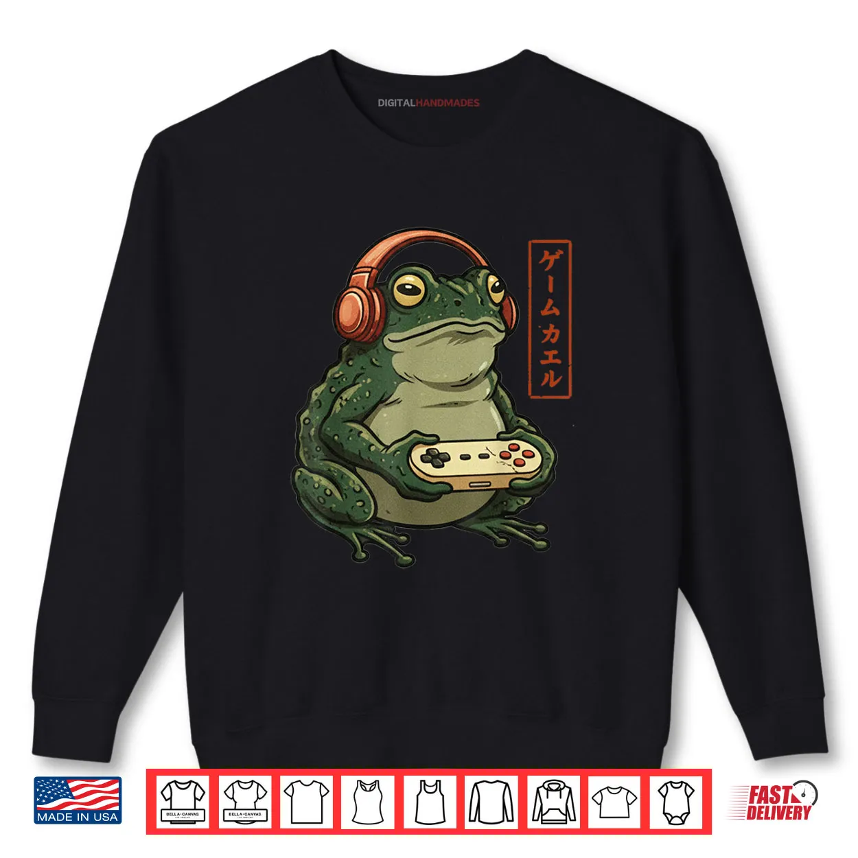 Gamer Frog Art Gaming Shirt Gamer Frog Art Gaming Shirt