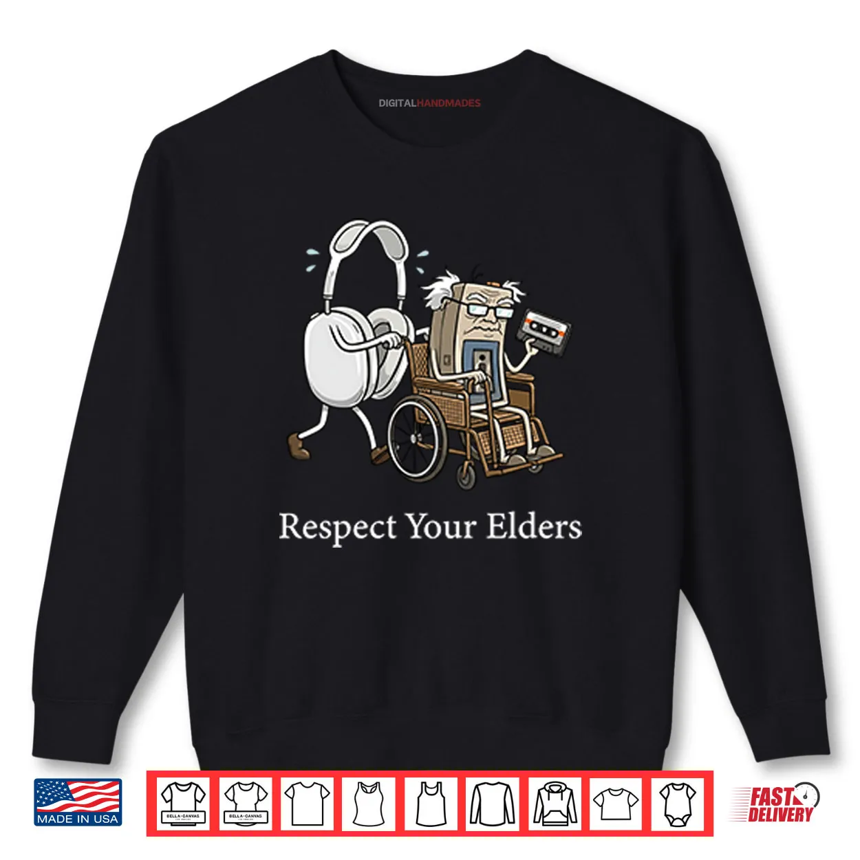 Gaming & Tech Focus Respect Your Elders Shirt Gaming & Tech Focus Respect Your Elders Shirt