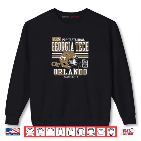 Georgia Tech Yellow Jackets Pop Tarts Bowl 2025 Shirt 1 Sweatshirt Georgia Tech Yellow Jackets Pop Tarts Bowl 2025 Shirt
