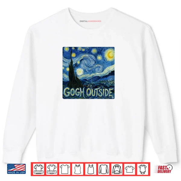 Sweatshirt Gogh Outside Classic Starry Night Van Gogh Shirt