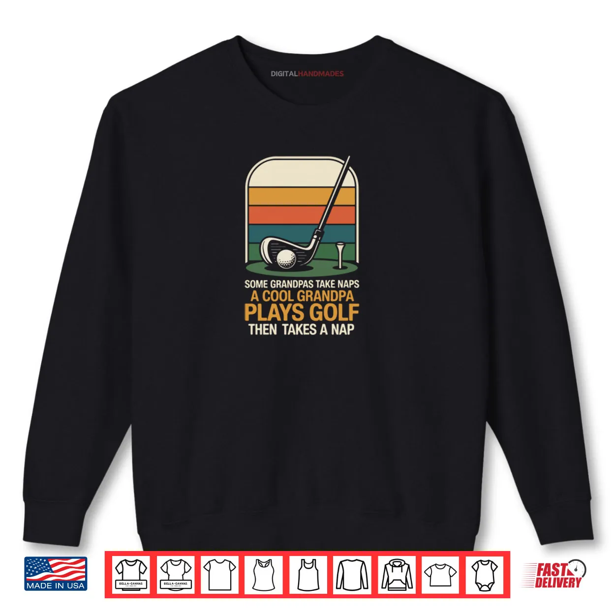 Golf Retro Vintage Some Grandpas Take Naps A Cool Grandpa Shirt Golf Retro Vintage Some Grandpas Take Naps A Cool Grandpa Shirt