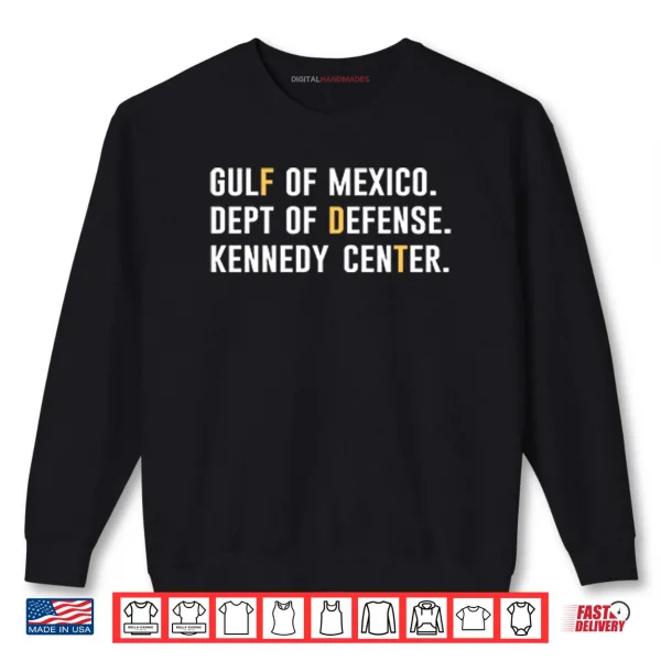 Sweatshirt Gulf Of Mexico Dept Of Defense Kennedy Center Shirt