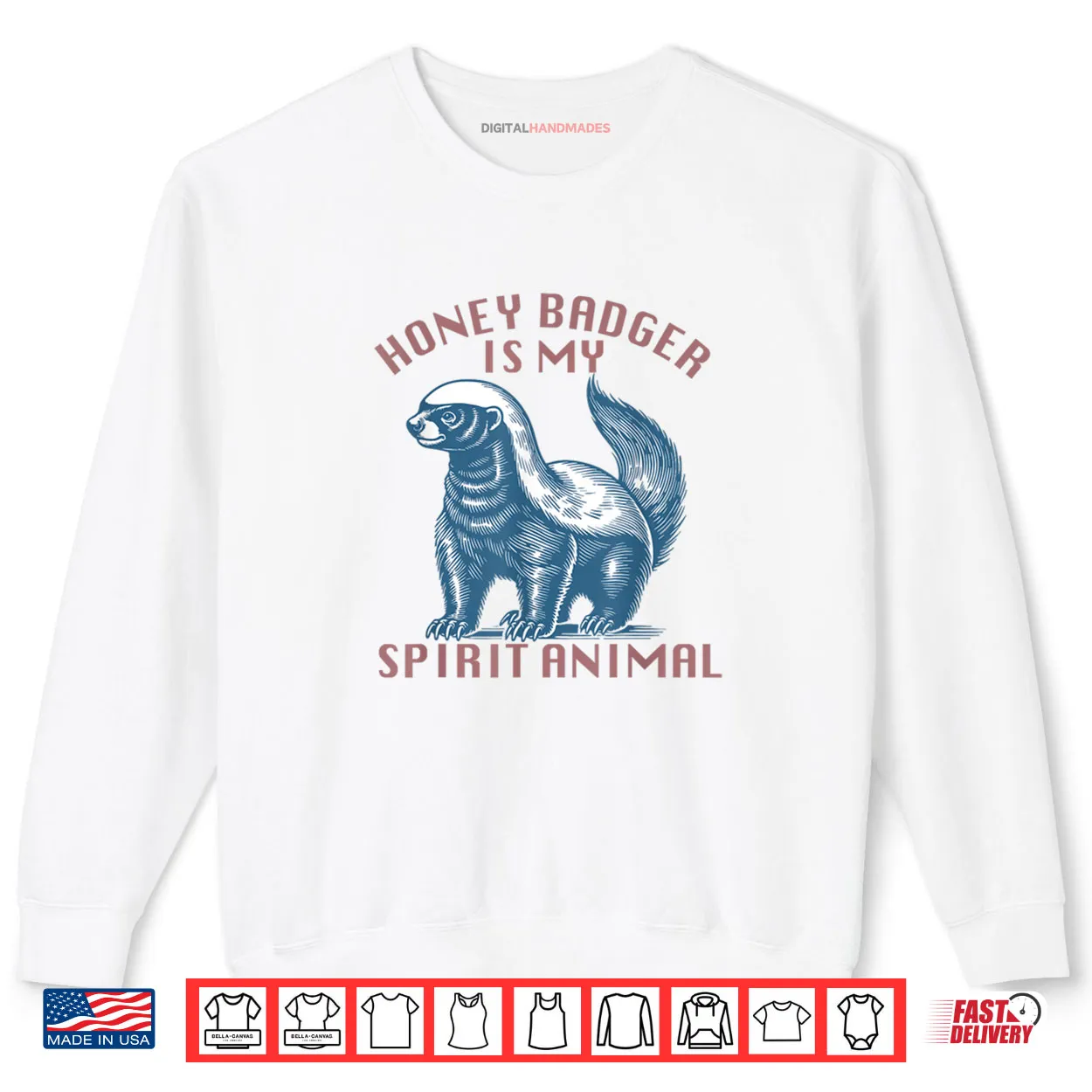 Honey Badger is My Spirit Honey Badger Vintage Shirt Honey Badger is My Spirit Honey Badger Vintage Shirt