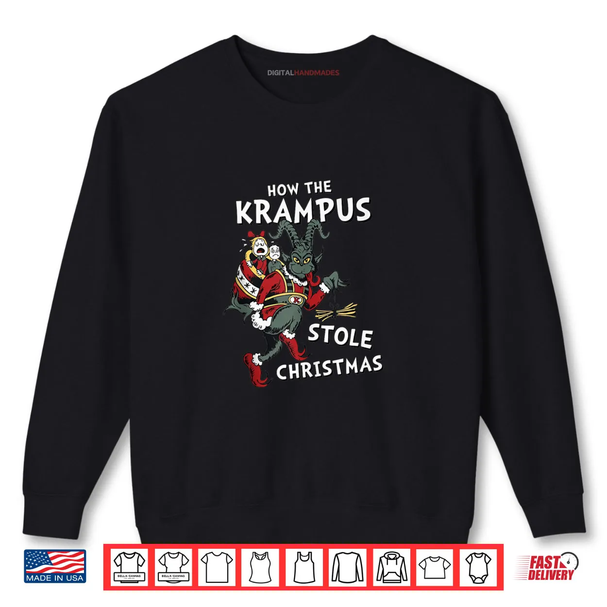 How The Krampus Stole Christmas Shirt How The Krampus Stole Christmas Shirt