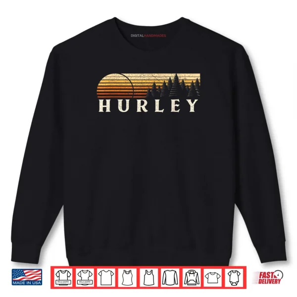 Sweatshirt Hurley KY Vintage Sunset Retro Shirt