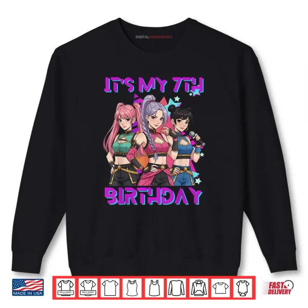 Sweatshirt Its My 7th Birthday K Pop Shirt