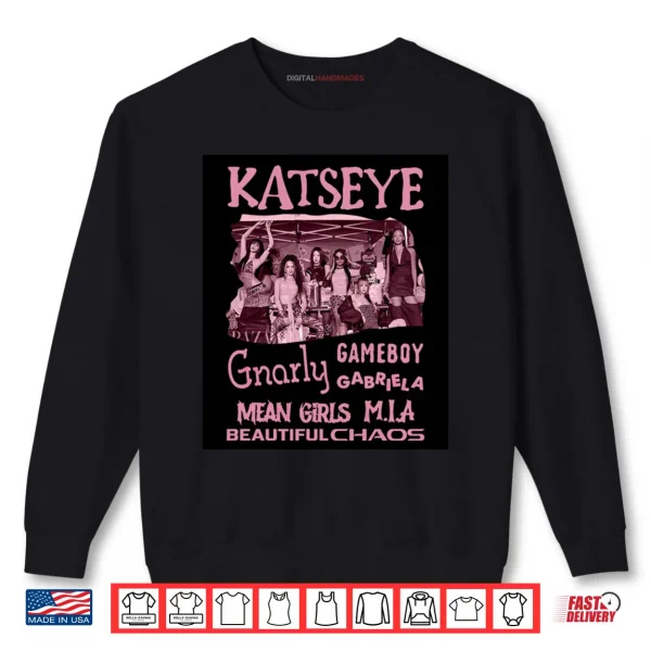 Sweatshirt Katseye The Beautiful Chaos Tour Shirt