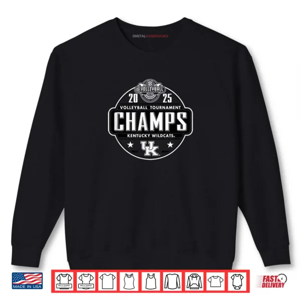 Kentucky Wildcats SEC Champs 2025 Volleyball Shirt 1 Sweatshirt Kentucky Wildcats SEC Champs 2025 Volleyball Shirt