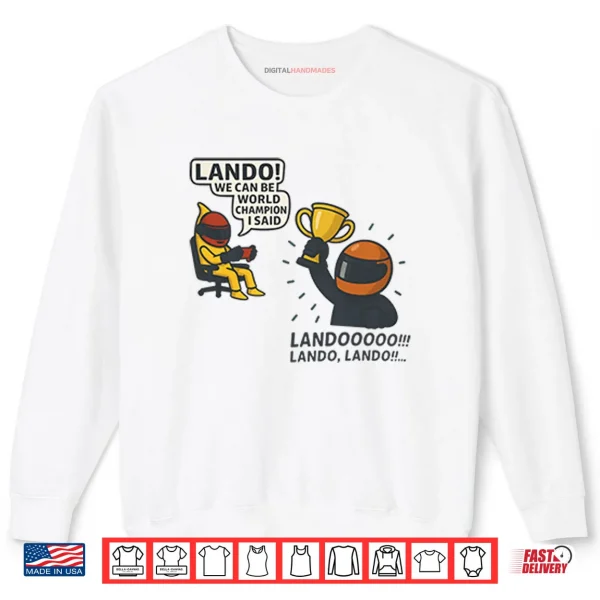 Sweatshirt Lando Norris World Champion Meme Shirt