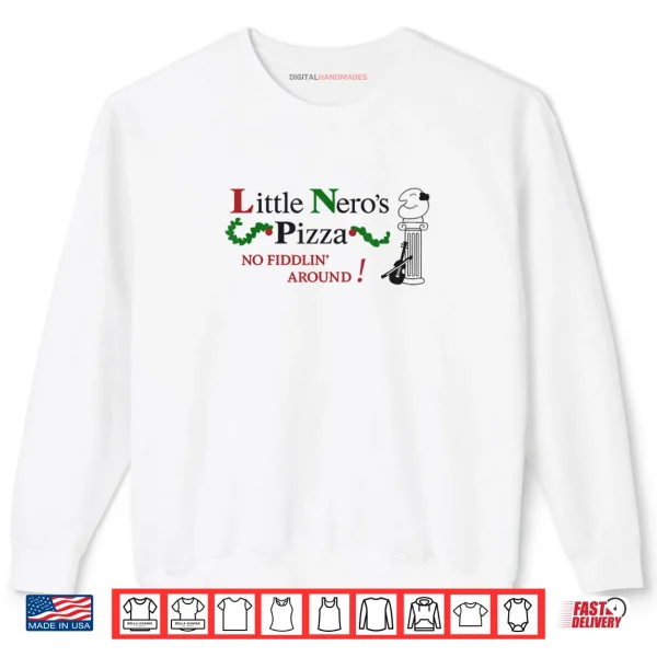 Sweatshirt Little Neros Pizza Shirt