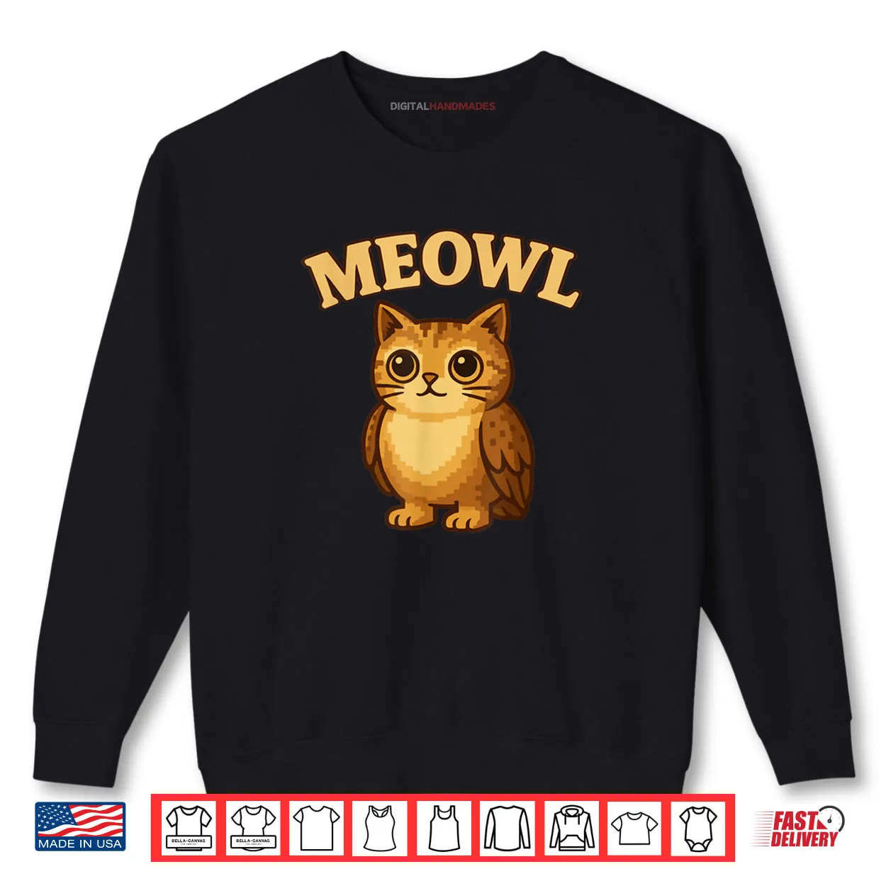 Meowl Meow Cat Owl Brainrot Meme Shirt Meowl Meow Cat Owl Brainrot Meme Shirt