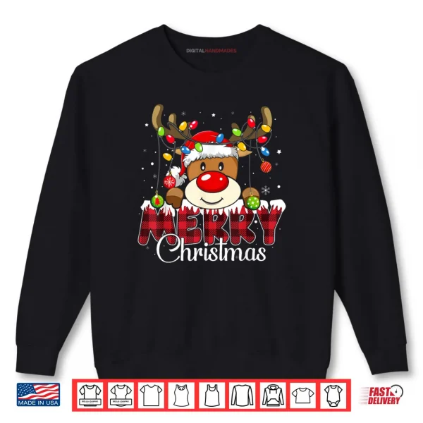 Merry Christmas Reindeer Xmas Family Matching Shirt 1 Sweatshirt Merry Christmas Reindeer Xmas Family Matching Shirt 1