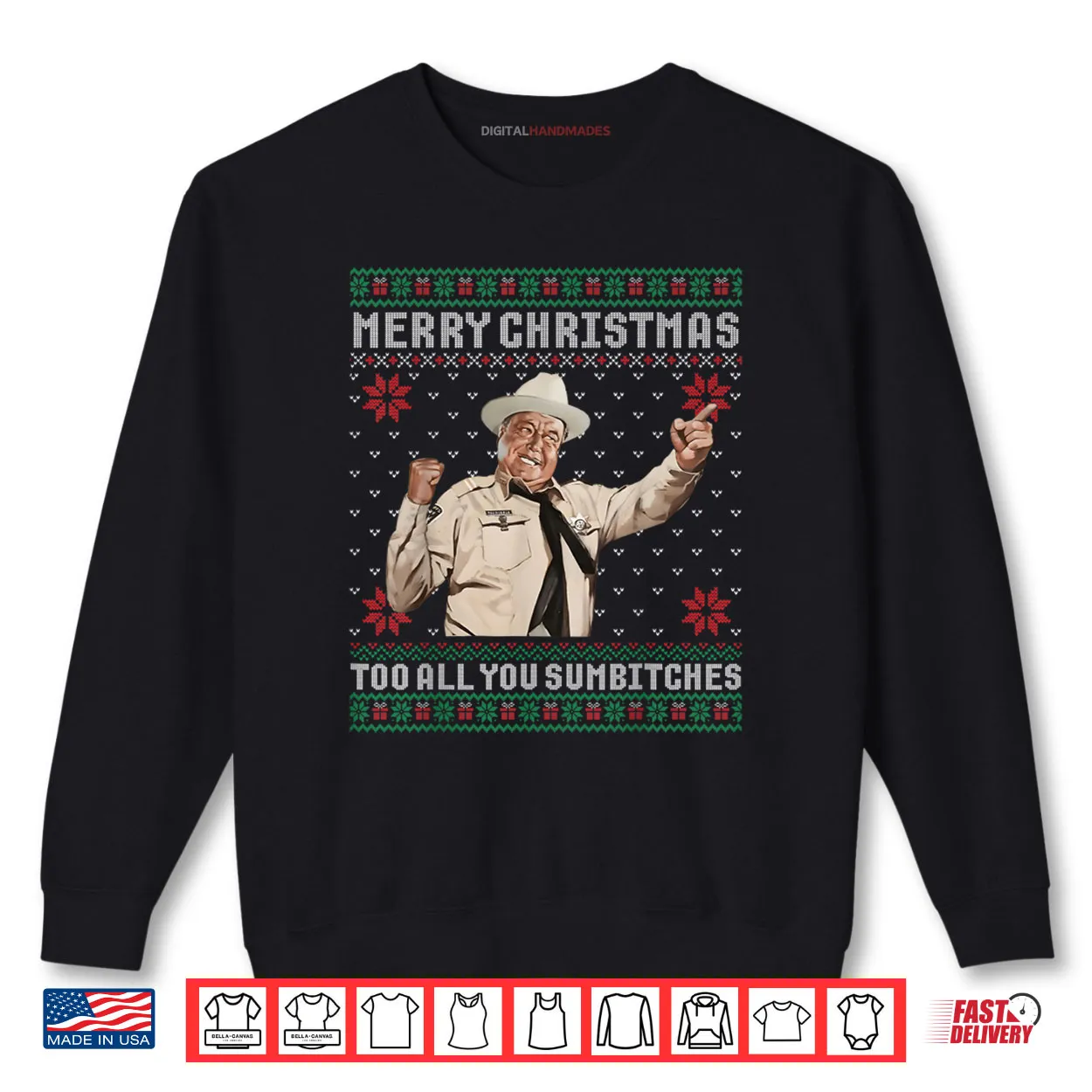 Merry Christmas to All You Sumbitches Ugly Sweater Vintage Shirt Merry Christmas to All You Sumbitches Ugly Sweater Vintage Shirt