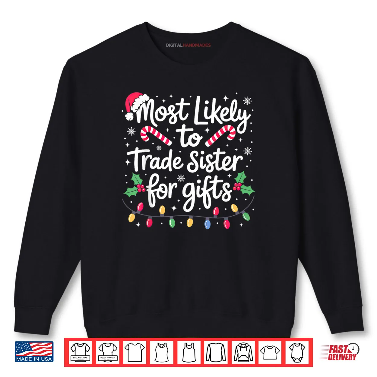 Most Likely to Trade Sister Christmas Shirt Most Likely to Trade Sister Christmas Shirt