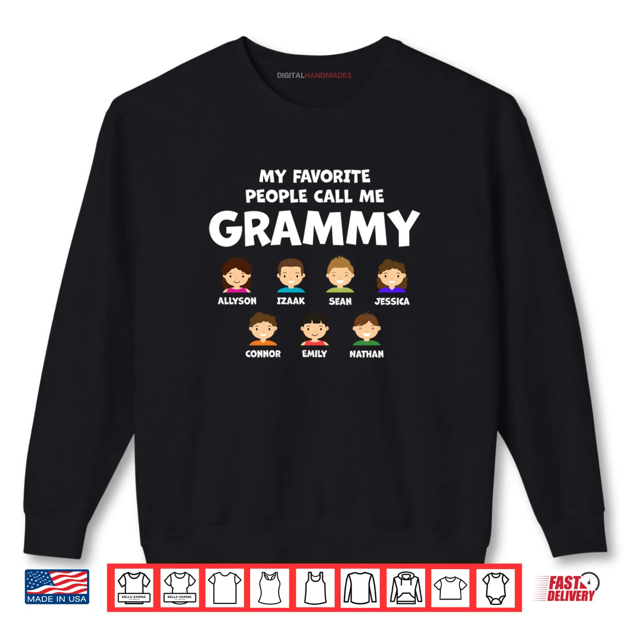 My Favorite People Call Me Grammy Shirt My Favorite People Call Me Grammy Shirt